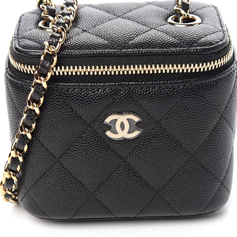 chanel small vanity bag with chain|second hand chanel vanity bags.